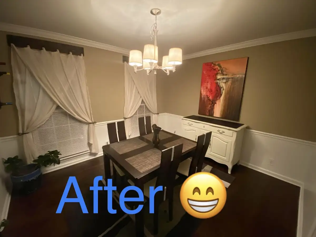 Professional dining room restoration after water damage in Unity